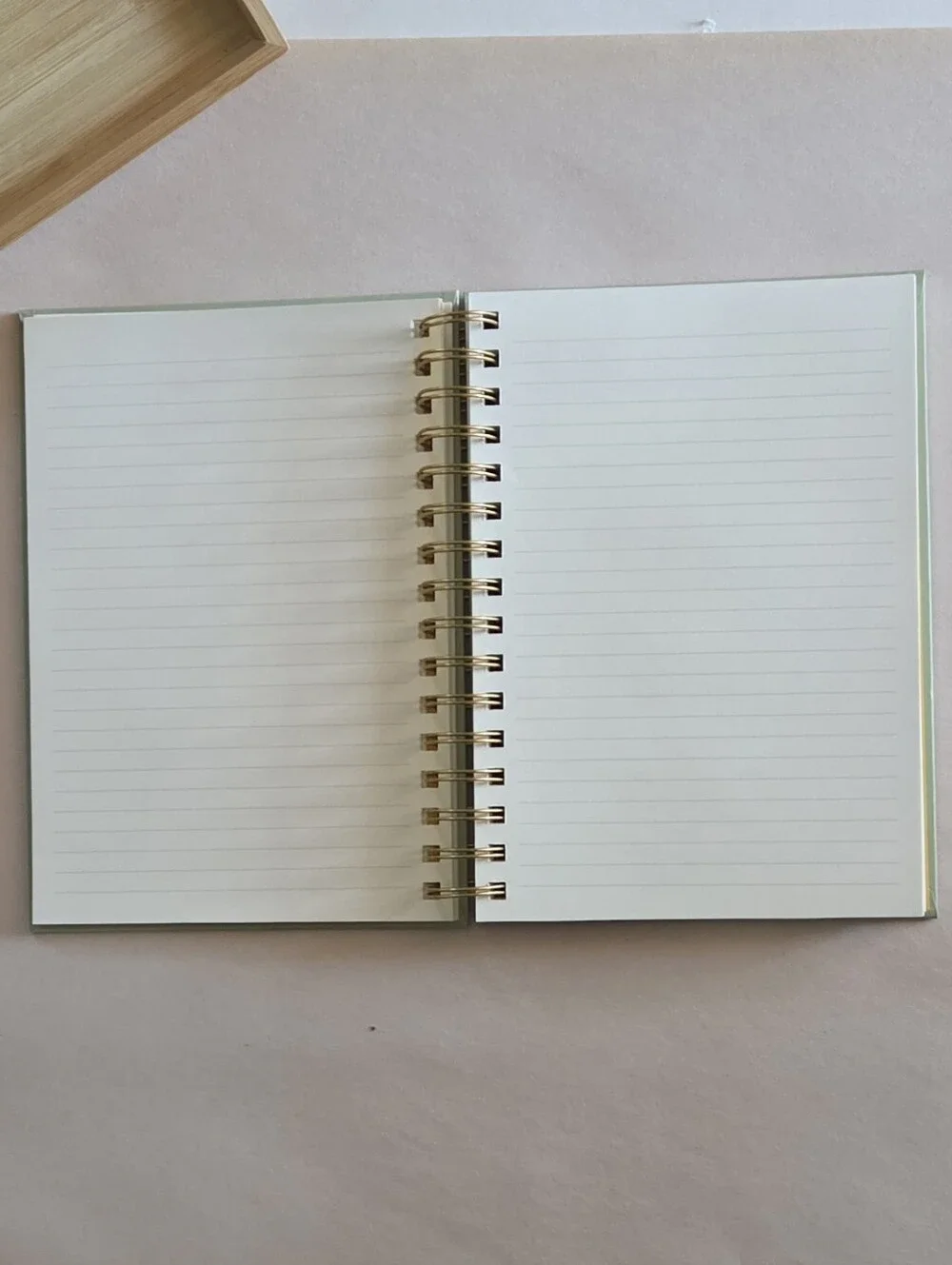Lady Jayne Lemon Branches Blue Medium Hardcover Spiral Notebook Journal